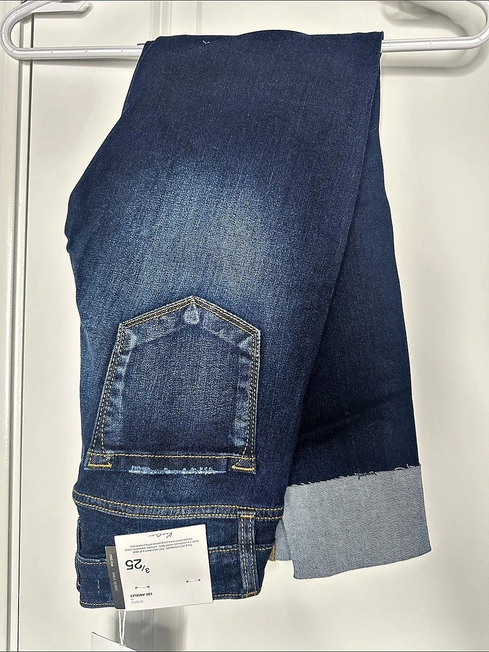 KanCan Ankle Skinny Jeans Distressed in Dark Wash Blue NWT